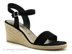 Tamaris 1-28300-28 Black - Sandale Espadrille Compensee Noire -Magasin De Chaussures cd24607c73b9e66c561f35ea11d5d5ef 3340801 168071