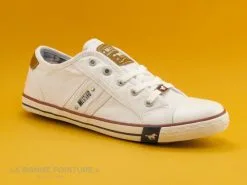 Mustang Shoes 1099-302-1 Blanc - Basket Toile -Magasin De Chaussures cd24607c73b9e66c561f35ea11d5d5ef 9516101 157386