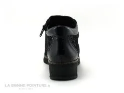 Rieker 53778-00 Noir Argent Fleuri - Verni - Chaussure Montante -Magasin De Chaussures cd24607c73b9e66c561f35ea11d5d5ef 9858101 163863