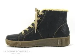 Remonte R7980-01 Noir Marron Beige - Basket Montante Femme -Magasin De Chaussures cd24607c73b9e66c561f35ea11d5d5ef a108601 175314