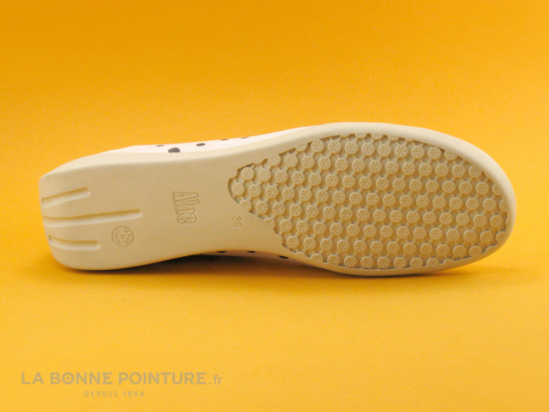 Alce Shoes 9235 - Blanc Noir - Femme Chapeau - Ballerine 7 Alce Shoes 9235 - Blanc Noir - Femme Chapeau - Ballerine – Image 7