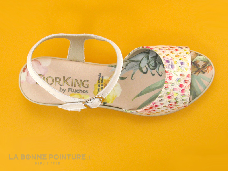 Dorking YAP D8217 - Blanc Glory Tequila - Sandale Compensee F 5 Dorking YAP D8217 - Blanc Glory Tequila - Sandale Compensee F – Image 5