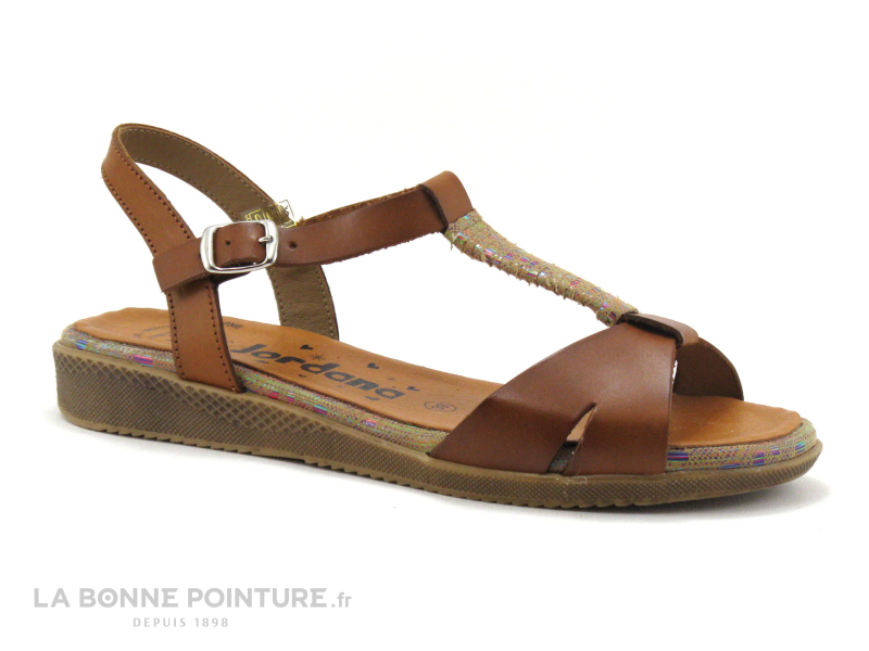 Jordana 3423 Cuero - Bride Salome - Sandale Femme Cuir Marron 1 Jordana 3423 Cuero - Bride Salome - Sandale Femme Cuir Marron