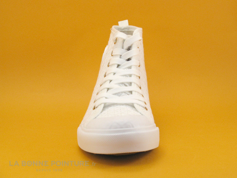 Les Tropéziennes M.Belarbi Tropeziennes MOLOKAI Blanc Broderie - 42551 - Basket Montante 2 Les Tropéziennes M.Belarbi Tropeziennes MOLOKAI Blanc Broderie - 42551 - Basket Montante – Image 2