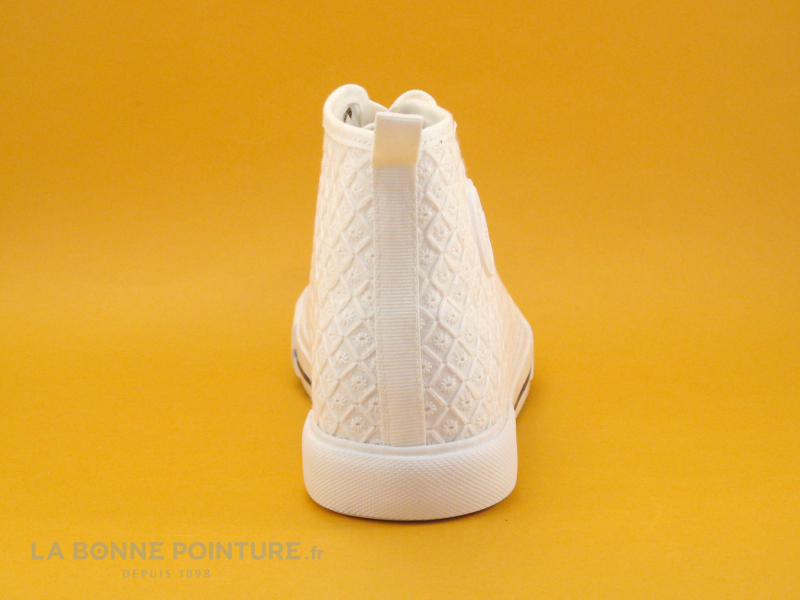 Les Tropéziennes M.Belarbi Tropeziennes MOLOKAI Blanc Broderie - 42551 - Basket Montante 4 Les Tropéziennes M.Belarbi Tropeziennes MOLOKAI Blanc Broderie - 42551 - Basket Montante – Image 4