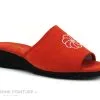 Semelflex ISIS 2 Rouge - Pantoufle Mule Femme - Petit Talon