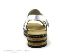 Rieker 62975-90 - Blanc Jaune Argent - Sandale Compensee Femme -Magasin De Chaussures cd24607c73b9e66c561f35ea11d5d5ef img 0224.jpg 171735