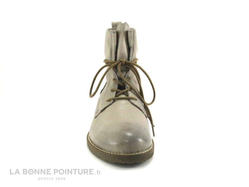 Com Un Point Adbalca Beige Boots Lacet WH-042H07 2 Com Un Point Adbalca Beige Boots Lacet WH-042H07 – Image 2