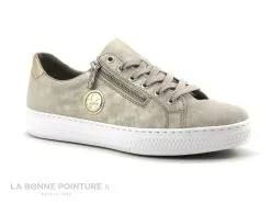 Rieker L59L8-62 Nude Hellgold - Basket Mode Femme