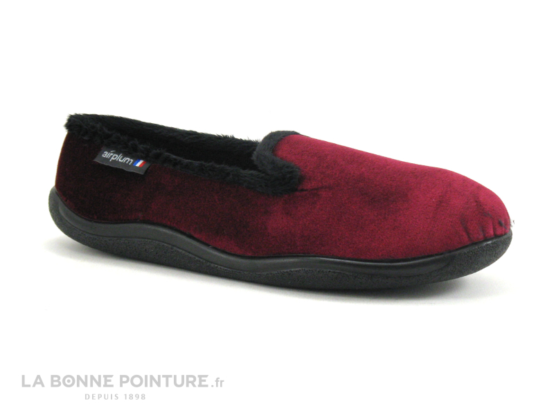 Airplum ZAZI Bordeaux - Chausson Souple Femme 1 Airplum ZAZI Bordeaux - Chausson Souple Femme