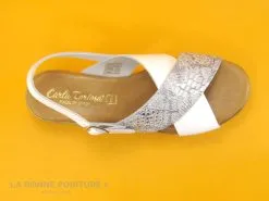Carla Tortosa 15154 - Blanc - Argent - Brides Croisees - Nu-pieds -Magasin De Chaussures cd24607c73b9e66c561f35ea11d5d5ef img 0689.jpg 147491