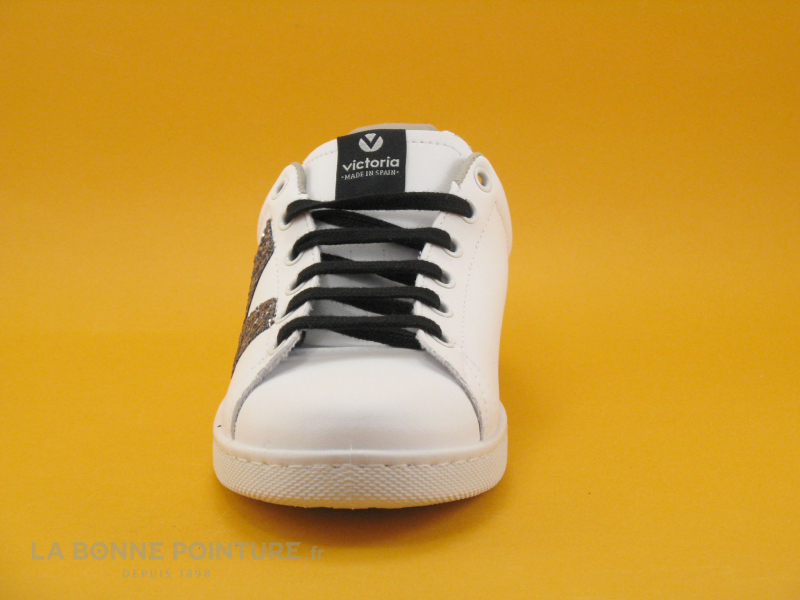 Victoria 125269 Cuero - Basket Blanche - Fourrure Leopard Marron 2 Victoria 125269 Cuero - Basket Blanche - Fourrure Leopard Marron – Image 2