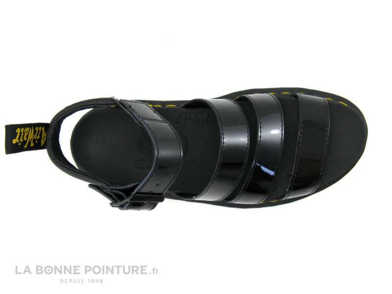 Dr. Martens Dr Martens BLAIRE Black Patent Lamper - Sandale Plateforme Vernie 6 Dr. Martens Dr Martens BLAIRE Black Patent Lamper - Sandale Plateforme Vernie – Image 6