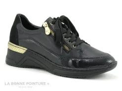 Rieker N4330-00 Noir - Or - Chaussure Compensee Femme -Magasin De Chaussures cd24607c73b9e66c561f35ea11d5d5ef img 0840.jpg 172586
