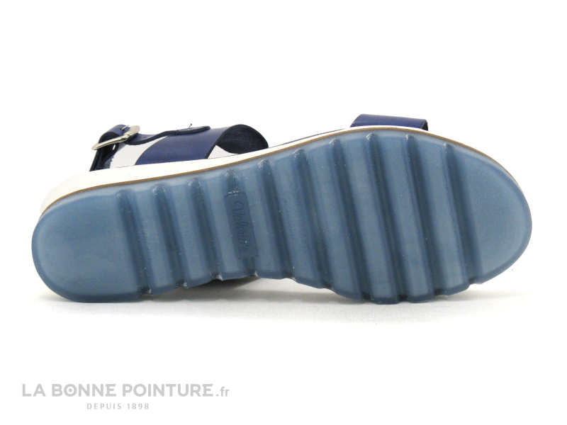 Valeria's Valerias 6134 Bleu Marine - Decors Argent Blanc - Sandale 7 Valeria's Valerias 6134 Bleu Marine - Decors Argent Blanc - Sandale – Image 7