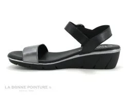 Valeria's Valerias 6023 Argent - Noir - Sandale Femme Semelle Compensee -Magasin De Chaussures cd24607c73b9e66c561f35ea11d5d5ef img 1011.jpg 147805