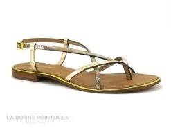 Les Tropéziennes M.Belarbi Tropeziennes MONACO Or Serpent - Plagette Tong