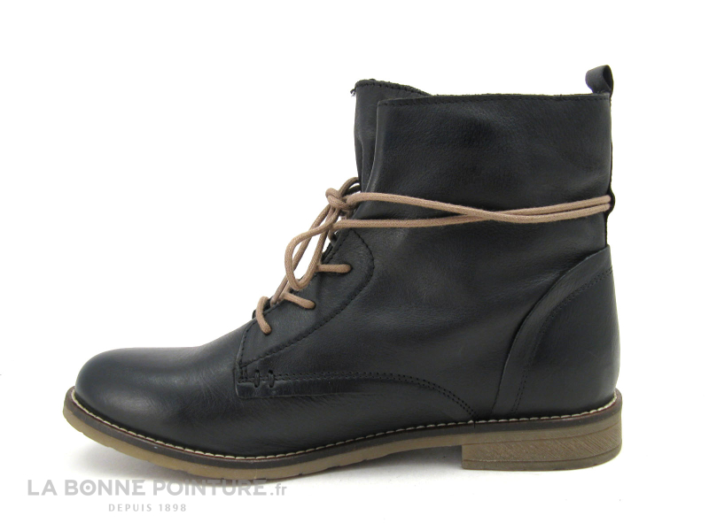 Com Un Point Noir Boots ADBALCA Lacet Beige WH-042H07 3 Com Un Point Noir Boots ADBALCA Lacet Beige WH-042H07 – Image 3