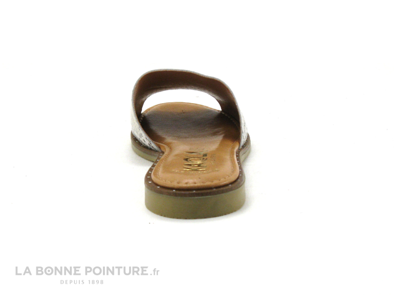 Kaola 590 Serpent - Beige - Mule Plate Femme 4 Kaola 590 Serpent - Beige - Mule Plate Femme – Image 4