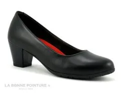 Carla Tortosa 75275 Noir - Escarpin Souple - Talon Moyen