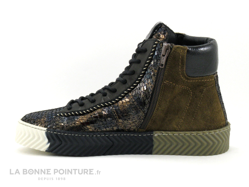 La Vie Est Belle - FUSAIN - Bronze Marron Noir - Basket Montante 3 La Vie Est Belle - FUSAIN - Bronze Marron Noir - Basket Montante – Image 3