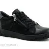 Geo Reino TELIBOU Noir - Chaussure Basse Femme Avec Zip