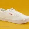 Levi's Levis MALIBU 2-0 Brilliant White - Sneakers Basses Blanches Femme