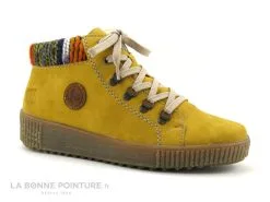 Rieker M6411-68 Jaune - Multi - Chaussure Montante Femme