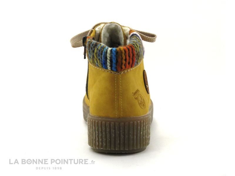 Rieker M6411-68 Jaune - Multi - Chaussure Montante Femme 4 Rieker M6411-68 Jaune - Multi - Chaussure Montante Femme – Image 4
