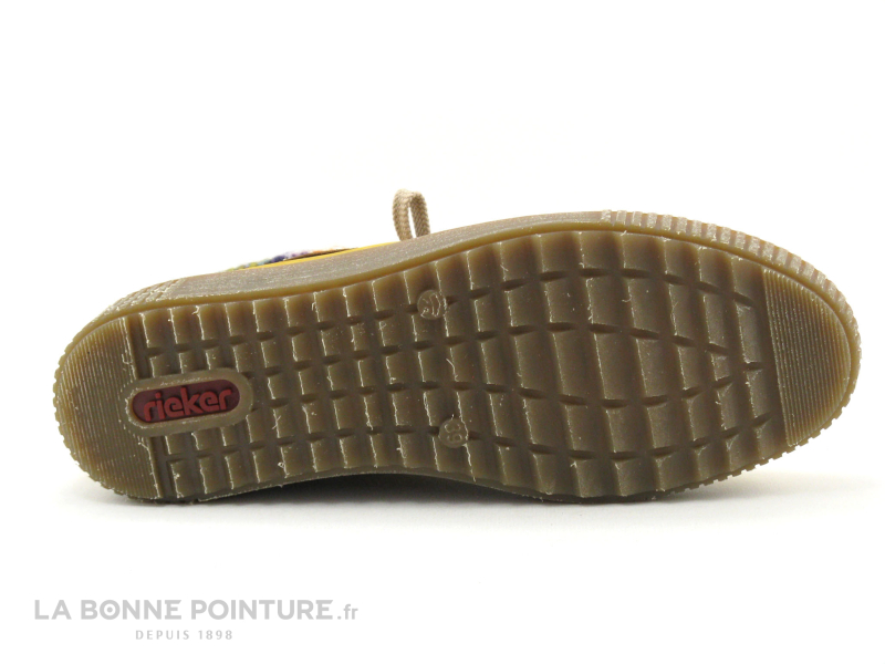 Rieker M6411-68 Jaune - Multi - Chaussure Montante Femme 7 Rieker M6411-68 Jaune - Multi - Chaussure Montante Femme – Image 7