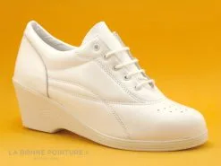 Bopy Lucie Permt Blanc Chaussure Compensee