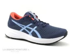 Asics PATRIOT 12 Women - Thunder Blue Soft Sky - Basket Bleu Marine