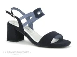 Marco Tozzi 2-28325-24 Navy Comb - Sandale Talon Large -Magasin De Chaussures cd24607c73b9e66c561f35ea11d5d5ef img 1730.jpg 148609