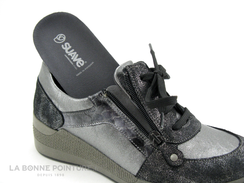 Suave VERONA 11001T Jade Acero Navy - Basket Argent Femme 5 Suave VERONA 11001T Jade Acero Navy - Basket Argent Femme – Image 5