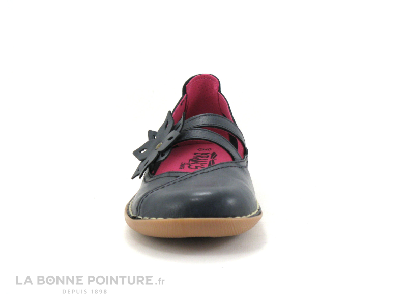 Bran's Brans 4002 Noir - Ballerine Femme - Fleur Cuir 2 Bran's Brans 4002 Noir - Ballerine Femme - Fleur Cuir – Image 2