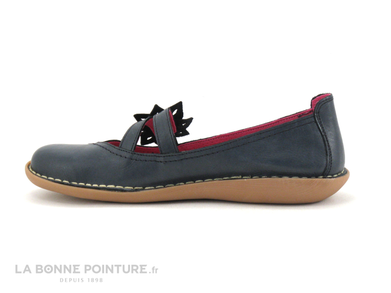 Bran's Brans 4002 Noir - Ballerine Femme - Fleur Cuir 3 Bran's Brans 4002 Noir - Ballerine Femme - Fleur Cuir – Image 3