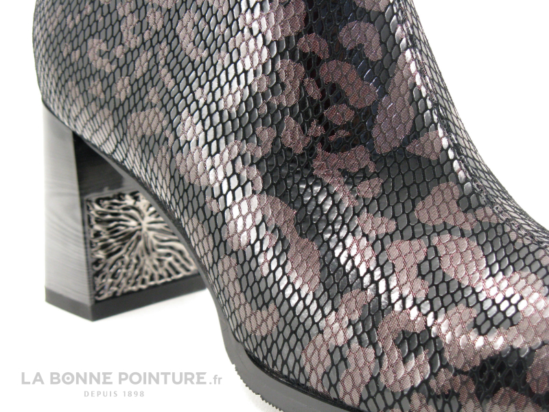MetamorfOse Metamorf Ose MADAM - Noir Bronze - Bottine Talon Haut 5 MetamorfOse Metamorf Ose MADAM - Noir Bronze - Bottine Talon Haut – Image 5