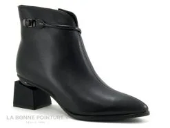 MetamorfOse Metamorf Ose MACUP Noir - Boots Pointues - Laniere Vernie