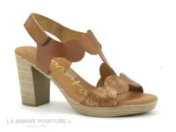 Spartanas SPAMA 4515 Camel - Sandale Talon Haut