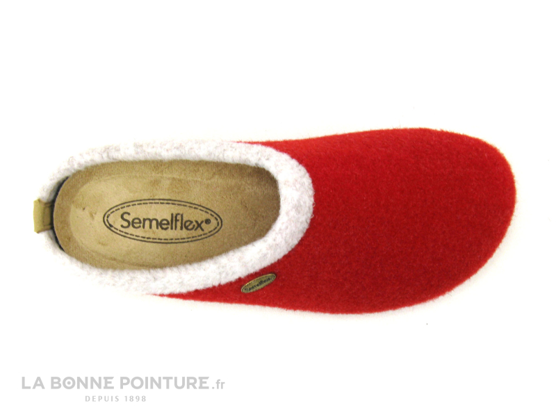 Semelflex DOLOMITE Rouge - Pantoufle Femme Avec Semelle Amovible 5 Semelflex DOLOMITE Rouge - Pantoufle Femme Avec Semelle Amovible – Image 5