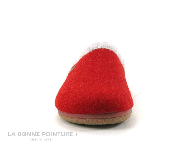 Semelflex DOLOMITE Rouge - Pantoufle Femme Avec Semelle Amovible 2 Semelflex DOLOMITE Rouge - Pantoufle Femme Avec Semelle Amovible – Image 2