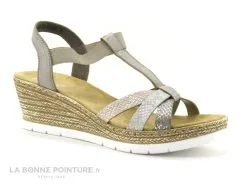 Rieker 61995-64 - Sandale Compensee Beige Rose Argent -Magasin De Chaussures cd24607c73b9e66c561f35ea11d5d5ef img 2355.jpg 149755