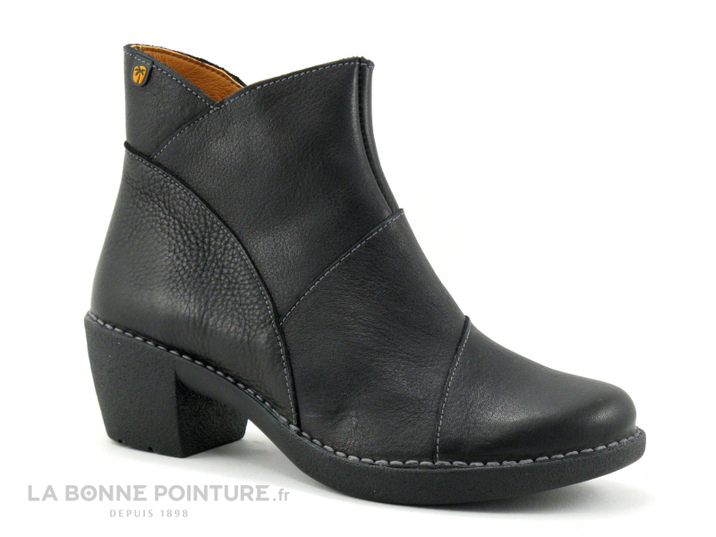 Jungla 7518 Noir - Bottine Femme Talon Epais 5 Jungla 7518 Noir - Bottine Femme Talon Epais – Image 5