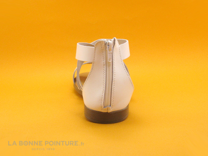 Jordana 2799 Blanc - Brides Croisees - Sandale Femme 4 Jordana 2799 Blanc - Brides Croisees - Sandale Femme – Image 4