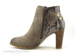 Fugitive ASFALT Vel Taupe - Python Taupe - Bottine Talon Haut -Magasin De Chaussures cd24607c73b9e66c561f35ea11d5d5ef img 2362.jpg 162841