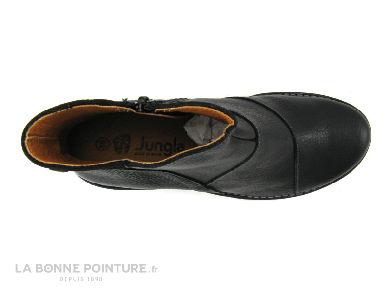 Jungla 7518 Noir - Bottine Femme Talon Epais 6 Jungla 7518 Noir - Bottine Femme Talon Epais – Image 6