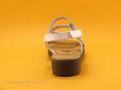 Jordana 3337 Blanc Argent - 2 Velcros - Sandale Femme -Magasin De Chaussures cd24607c73b9e66c561f35ea11d5d5ef img 2413.jpg 149342