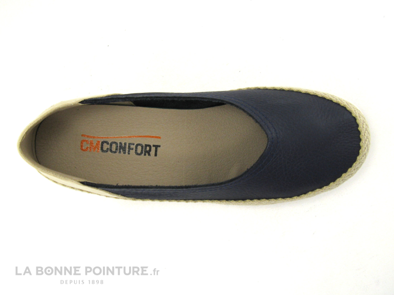 CM Confort 217 48001600 Bleu Marine - Beige - Ballerine Compensee 3 CM Confort 217 48001600 Bleu Marine - Beige - Ballerine Compensee – Image 3