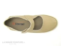 CM Confort 223 48252100 Beige - Ballerine Compensee - Bride Velcro -Magasin De Chaussures cd24607c73b9e66c561f35ea11d5d5ef img 2441.jpg 149843