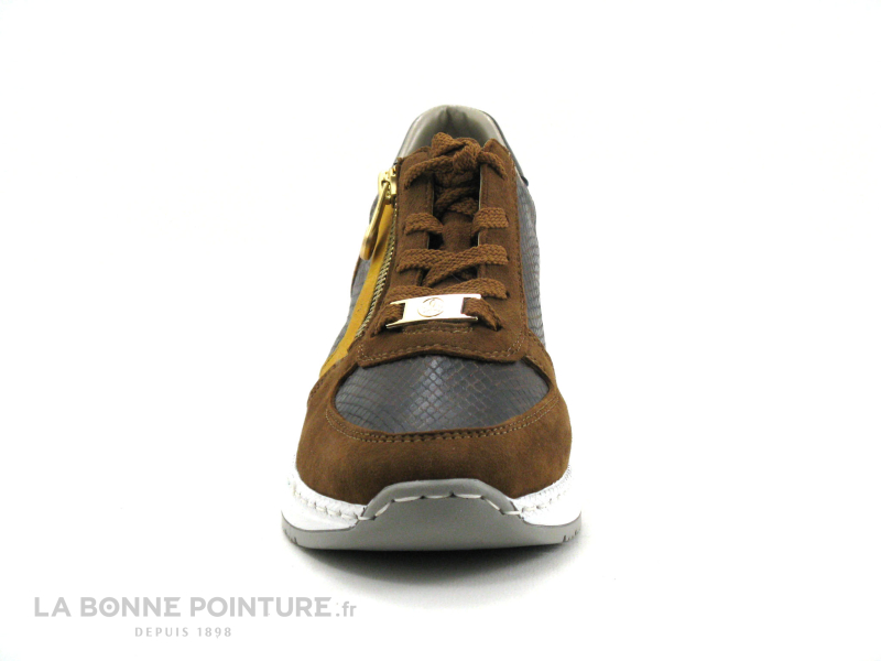 Rieker N4332-24 - Basket Compensee Marron Chocolat 2 Rieker N4332-24 - Basket Compensee Marron Chocolat – Image 2